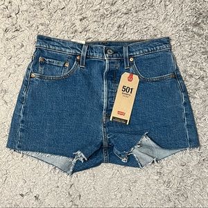 NWT Levi's 501 High Rise Jean Shorts